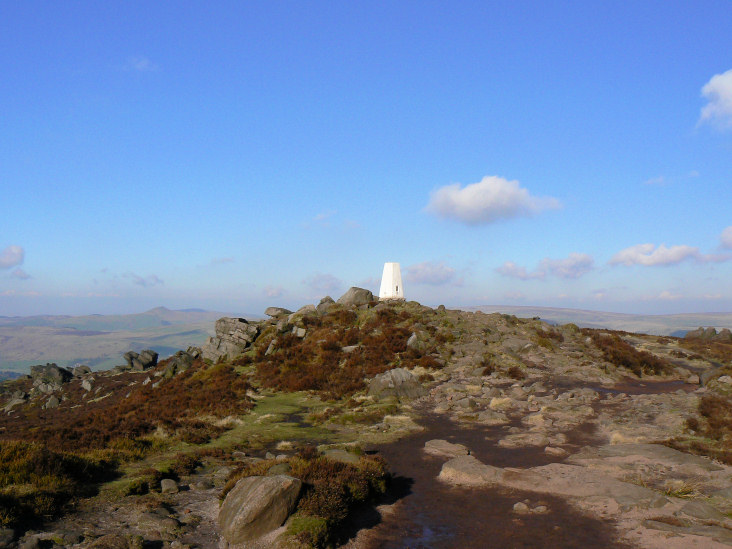 Roaches summit trig Roaches summit trig